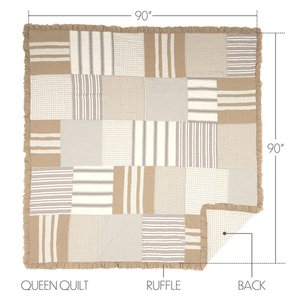 Grace Queen Quilt 90Wx90L 3pc Bundle (Quilt, Euro Shams)