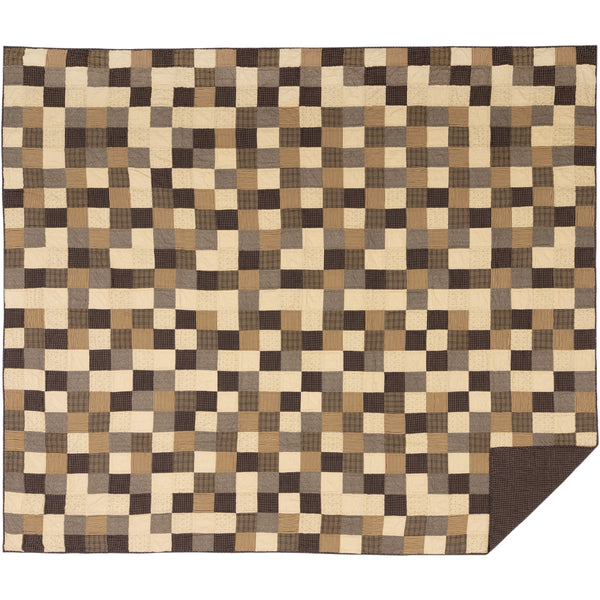 Kettle Grove California King Quilt 130Wx115L 3pc Bundle (Quilt, Shams) - Clearance All Sales Final