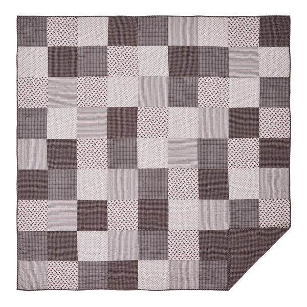 Florette Queen Quilt 90Wx90L 4pc Bundle (Quilt, Bed Skirt, Euro Shams)