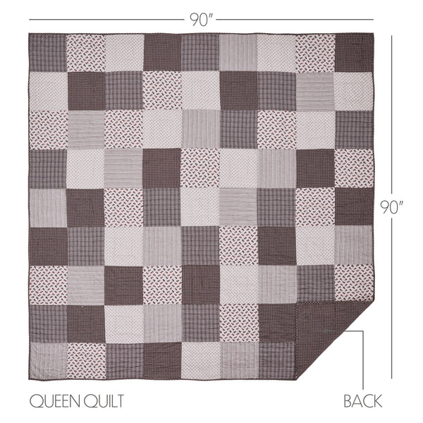 Florette Queen Quilt 90Wx90L 4pc Bundle (Quilt, Bed Skirt, Euro Shams)