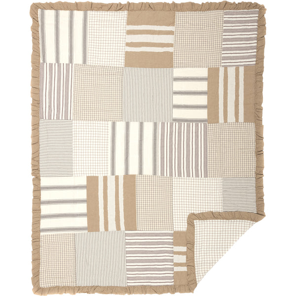 Grace Twin Quilt 68Wx86L 2pc Bundle (Quilt, Euro Sham) - Clearance All Sales Final