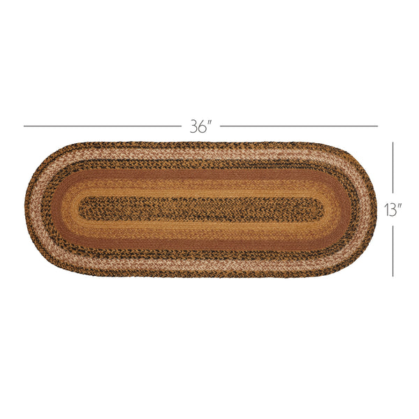 Kettle Grove Jute Runner 13x36 (2 PC BOGO Bundle)