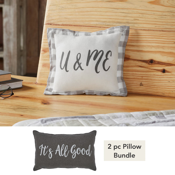 Finders Keepers U&Me - Its All Good Pillows (2PC Bundle)
