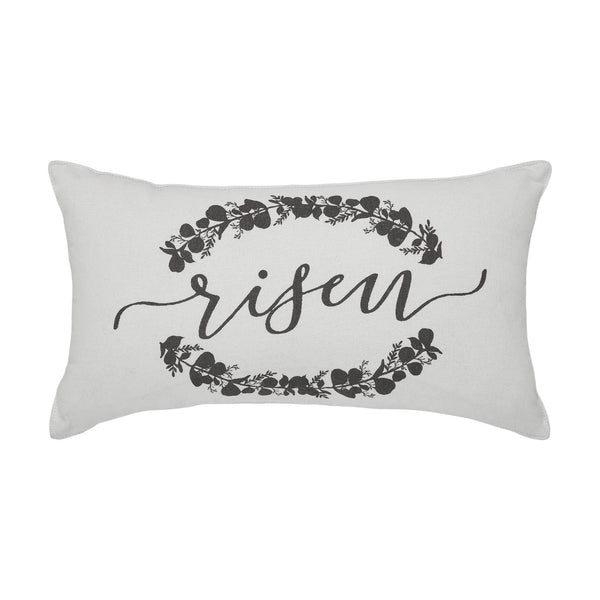 Risen Saved Forgiven Inspirational Pillows 7x13 (3PC Bundle)