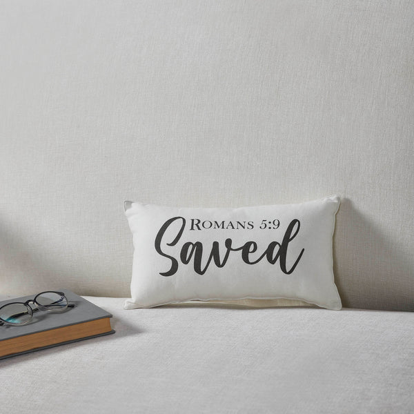 Risen Saved Forgiven Inspirational Pillows 7x13 (3PC Bundle)
