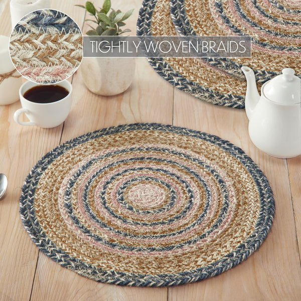 Kaila Jute Trivet 15 inch Diameter Set of 3