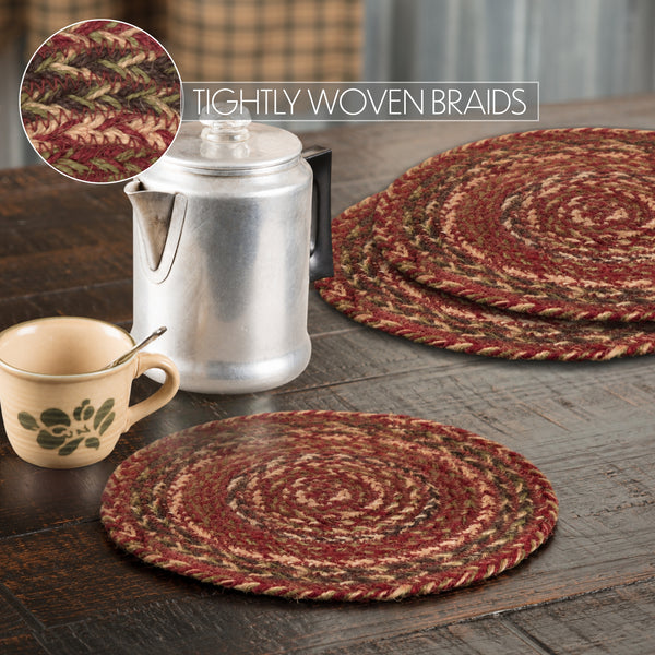Cider Mill Jute Trivet 8 Set of 3
