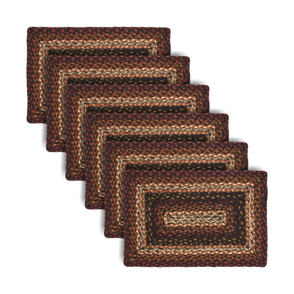 Beckham Jute Rect Placemat Set of 6 10x15