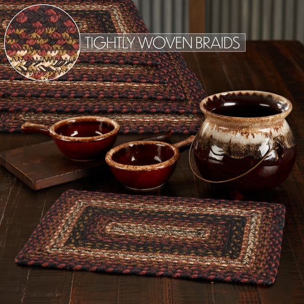 Beckham Jute Rect Placemat Set of 6 10x15