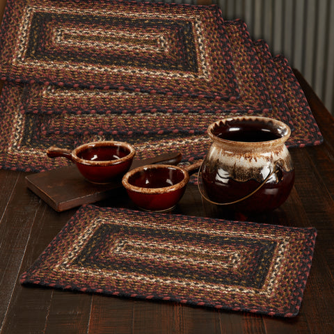 Beckham Jute Rect Placemat Set of 6 12x18