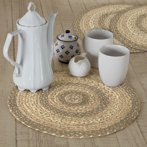 Cobblestone Jute Trivet 15 Set of 3