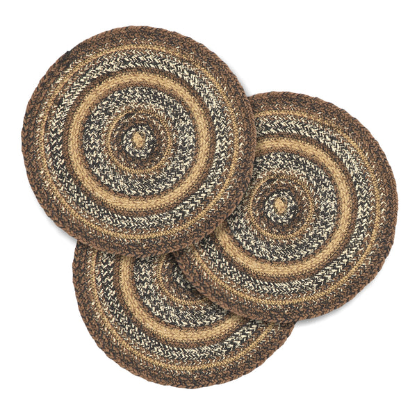 Espresso Jute Trivet 15 Set of 3