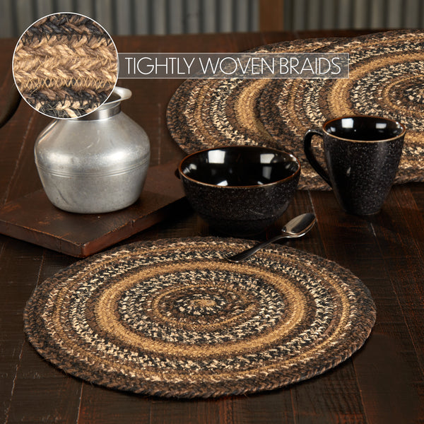 Espresso Jute Trivet 15 Set of 3