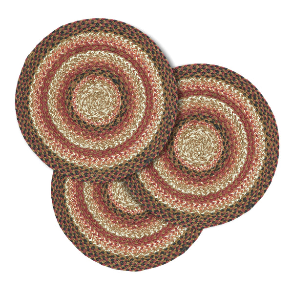 Ginger Spice Jute Trivet 15 Set of 3