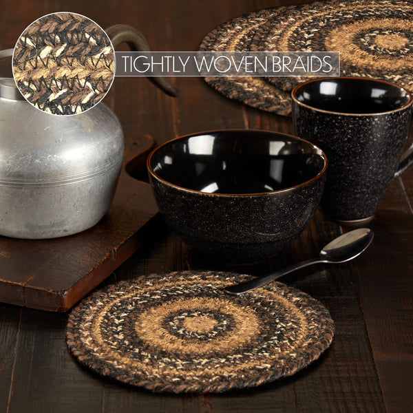 Espresso Jute Trivet 8 Set of 3