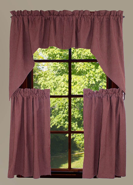 Primitive Ticking Wine Swag - Final Qtys - Discontinued