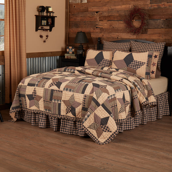 Bingham Star Over-sized Luxury King Quilt 120Wx105L