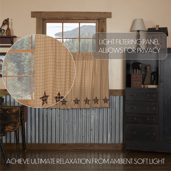 Bingham Star Tier Applique Star Set of 2 L36xW36 Clearance All Sales Final