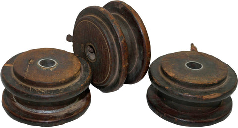 Flat Wooden Spool (1 piece)