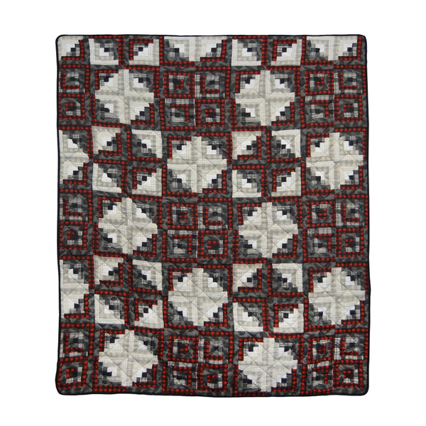 Donna Sharp Log Cabin Star Quilt Set – Rustic Bedding