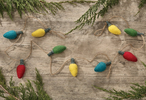 Holiday Lights Garland 4" x 60"