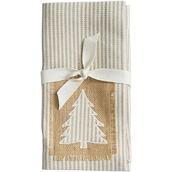 Modern Farmhouse Christmas Napkins - Set Of 4
