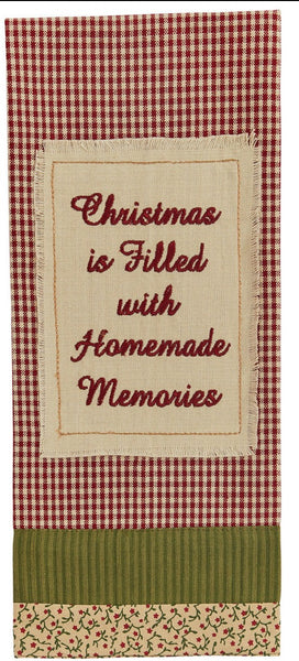Christmas Memories Decorative Dishtowel