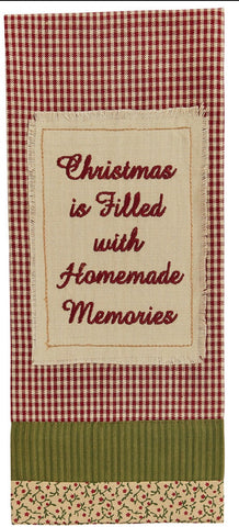 Christmas Memories Decorative Dishtowel