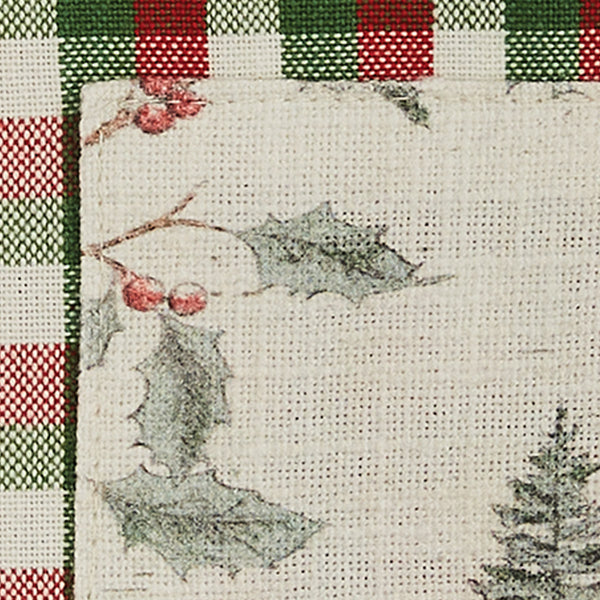Wild and Beautiful Holiday Tree Patch Dishtowel (Set of 2)