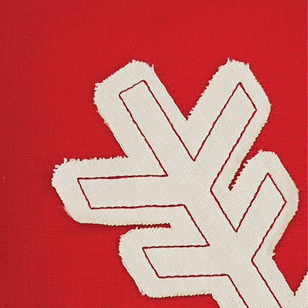 Flurry Friends Snowflake 16" Pillow Set Polyester Insert