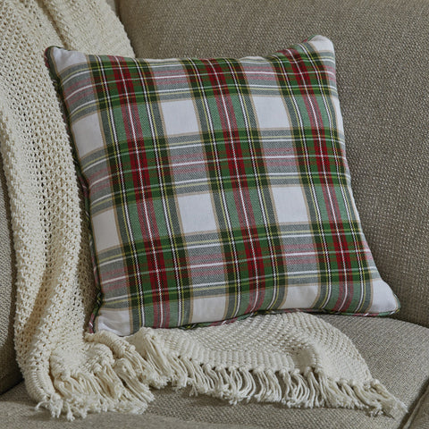 Add a beautiful rustic touch to any corner of your home with the Balsam Berry Pillow! The classic plaid pattern is a timeless way to add style to your decor!