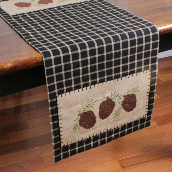 Pinecone Patch Table Runner