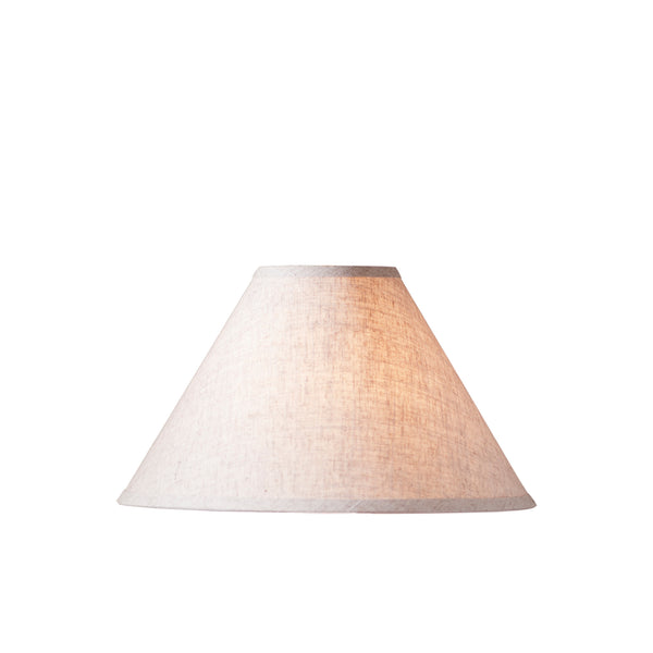 12-Inch Ivory Linen Flared Shade