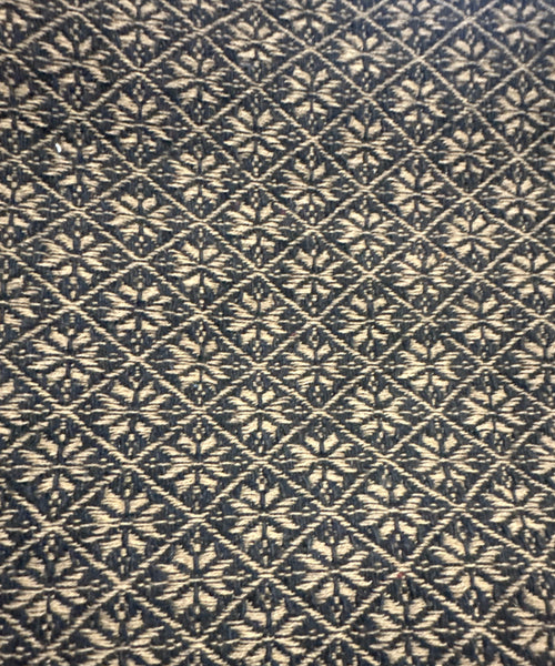 CHERRY BLOSSOM BLACK/TAN SAVANNAH CURTAIN 72"X63" - Clearance - Final Sale