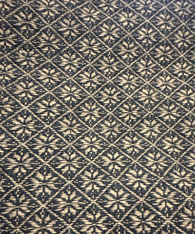 CHERRY BLOSSOM BLACK/TAN SAVANNAH CURTAIN 72"X63" - Clearance - Final Sale