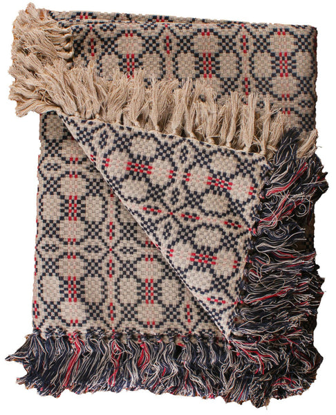 Kendall Jacquard Black Afghan