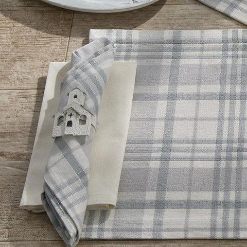 Add calming and stylish touches to your holiday decor with the All Is Calm Napkins! Featuring a soothing combination of pewter and oatmeal with an accent of lurex sparkle, these napkins will be the perfect winter addition to your table!