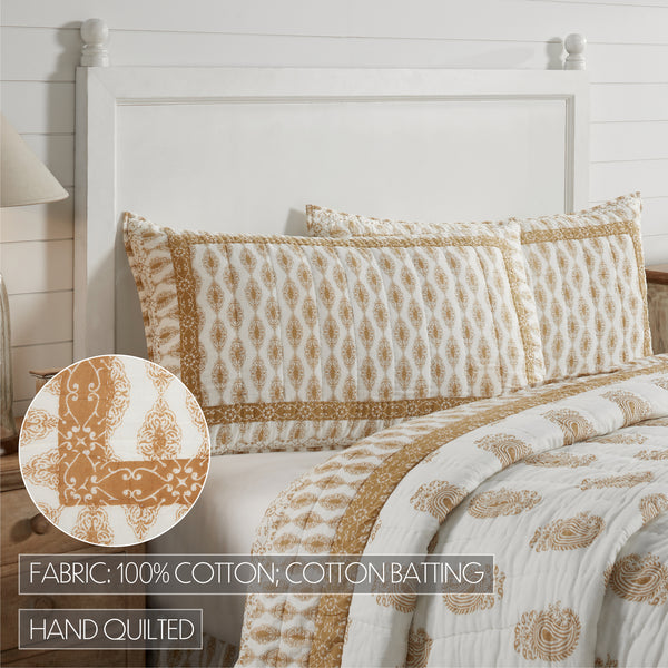 Avani Gold King Sham 21x37