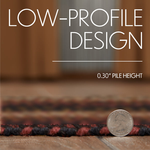 Beckham Jute Rug Half Circle 16.5x33