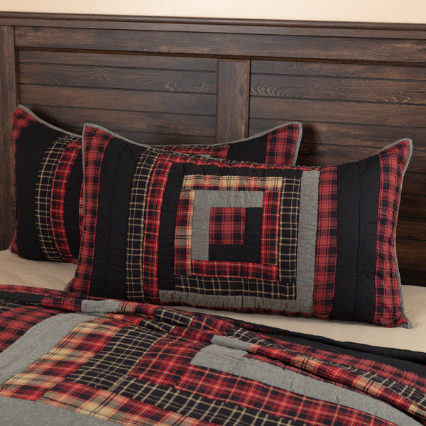 Cumberland California King Combo - Clearance - Cali King Quilt, 1 holiday pillow 14x22, 2 King Shams