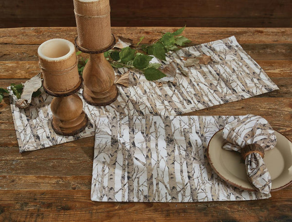 Add beautiful outdoorsy style to your table with the Birch Forest Napkins! The warm tones will complement country decor perfectly! 