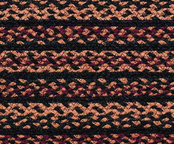 Blackberry Jute Rug Rectangle Close up