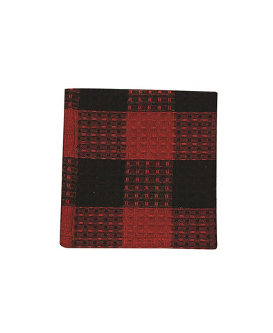 We've addressed the popular red and black color story with a traditional buffalo check and classic black bear motif accents to create a fresh option for our extensive lodge offering. Red and black buffalo checks are vintage and cutting edge country decor at the same time! The bold simple check on these Buffalo Check Dishcloths will add a farmhouse style flair to your kitchen. Also available are the coordinating placemats, napkins, and the entire Buffalo Check Home Decor collection!