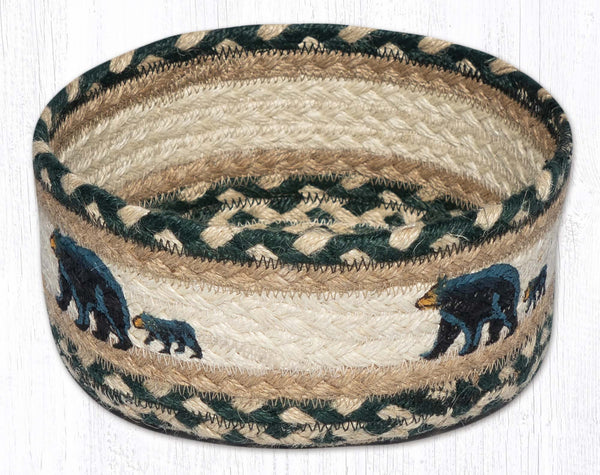 CBP-910 Mama & Baby Bear Printed Casserole Baskets 8"x3" Round