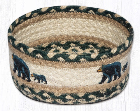 CBP-910 Mama & Baby Bear Printed Casserole Baskets 8"x3" Round