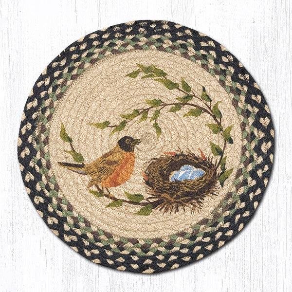 CH-121 Robins Nest Round Chair Pad 15.5"x15.5"