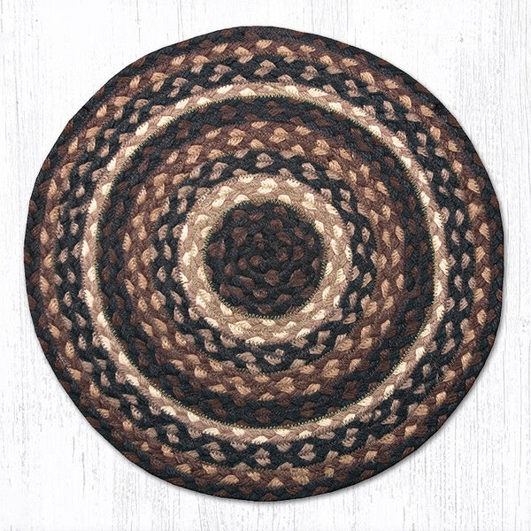 CH-313 Mocha/Frappuccino Jute Chair Pad 15.5"x15.5"