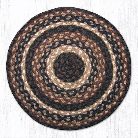 CH-313 Mocha/Frappuccino Jute Chair Pad 15.5"x15.5"