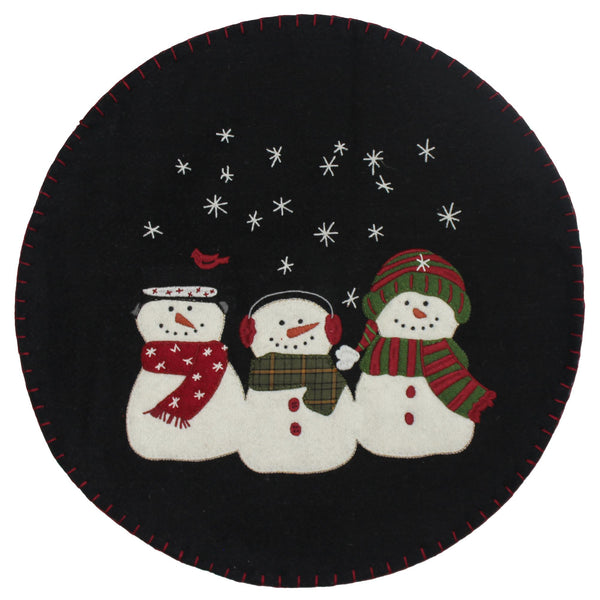 Snow Friends Candle Mat