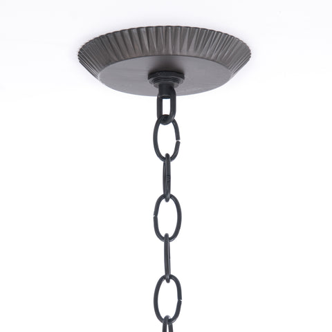 Kettle Black Ceiling Plate Kit with 3-ft of Chain